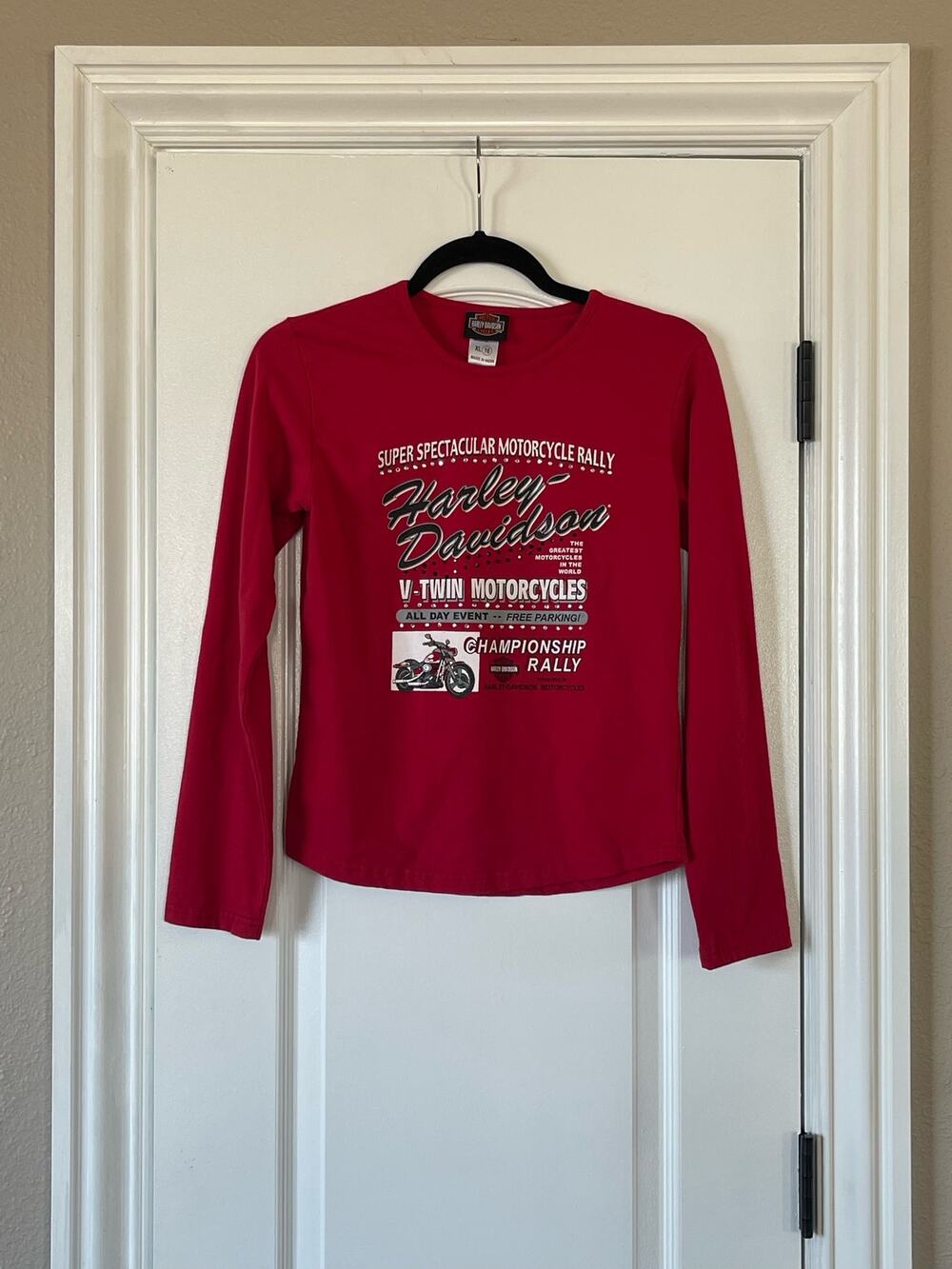 Harley Davidson Long Sleeve Boys Shirt Size XL 16